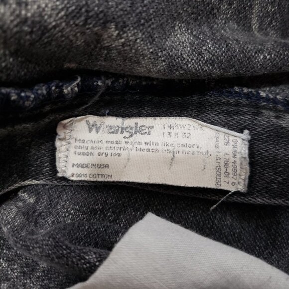Vintage Wrangler Cut Off Jean Shorts Acid Wash 13 - Picture 6 of 8